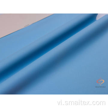 Vải dệt thoi Poly Twill với cán PU trắng